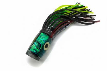 Pilchard Green 7 inch Double skirt Big-Eye Resin Lure