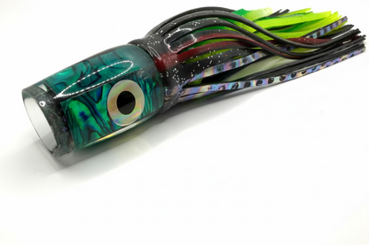 Pilchard Green 7 inch Double skirt Big-Eye Resin Lure
