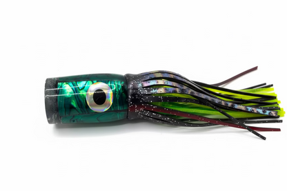 Pilchard Green 7 inch Double skirt Big-Eye Resin Lure